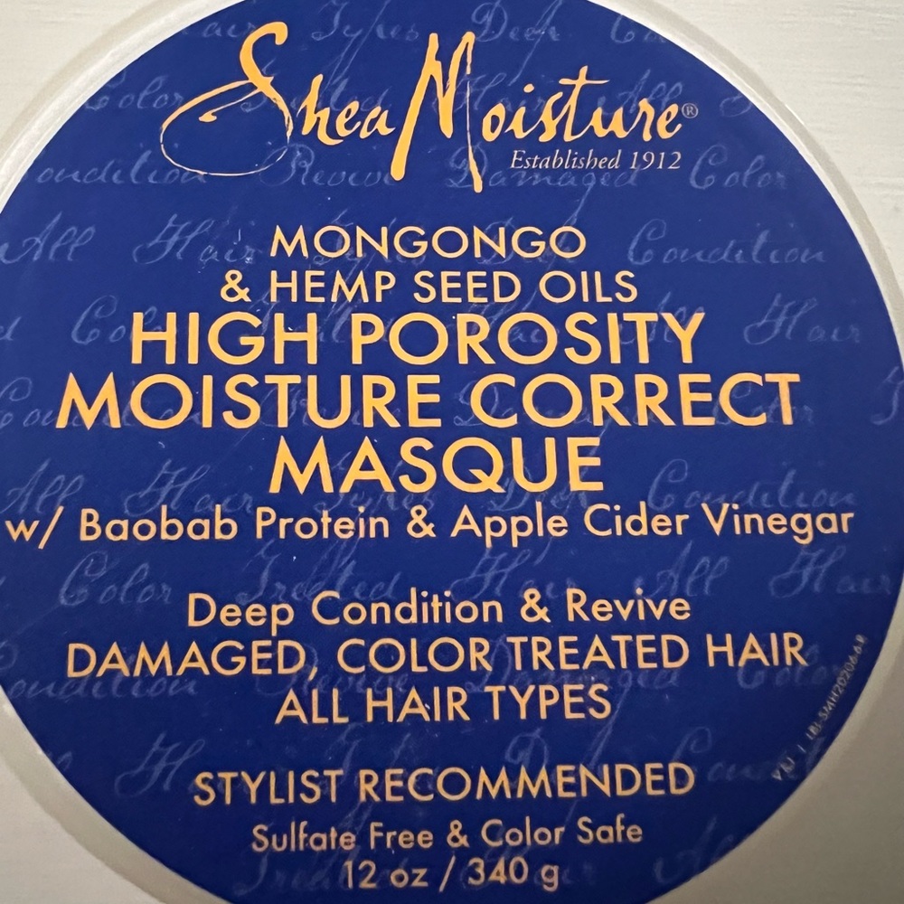 SheaMoisture High Porosity Moisture Correct Masque